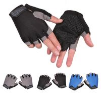 ♣♛☊ Professional Gym Fitness Breathable Anti-Slip Women Men Half Finger Summer Fishing Cycling Fingerless Gloves Female Bicycle Bike