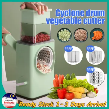 JAPAN] ECHO Vegetable Mandoline Slicer Stainless Steel Julienne Cutter  Shredder Masher with Buckle Design [4155]