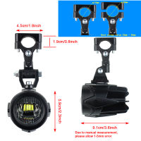 อัพเกรดหลอดไฟที่สว่างกว่าสำหรับ BMW F800GS F700GS F650 K1600ไฟตัดหมอกรถจักรยานยนต์ไฟเสริม40W 6000K