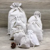 5Pcs 7x9cm9x12cm Pink Brown cloth bag bundle ny bag cosmetic aromatpy material packaging