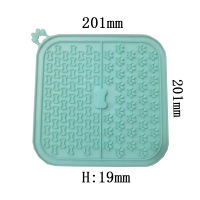 Feeding Mat Slower Feeder Pad For Cat Dog Licky Licking Mat Puppy Bathing Distraction Pads Silicone Dispenser Lick Pad