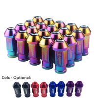 20PCS D1 Spec Racing Wheel Lug Nut Aluminum 50mm 40mm Universal Wheel Lug Nuts Screw M12 x P1.5 / M12 x P1.25 Nails  Screws Fasteners