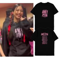 เสื้อยืด พิมพ์ลาย Jennie B0RNPINK WORLD TOUR 2022us BLACK PINK S-5XL