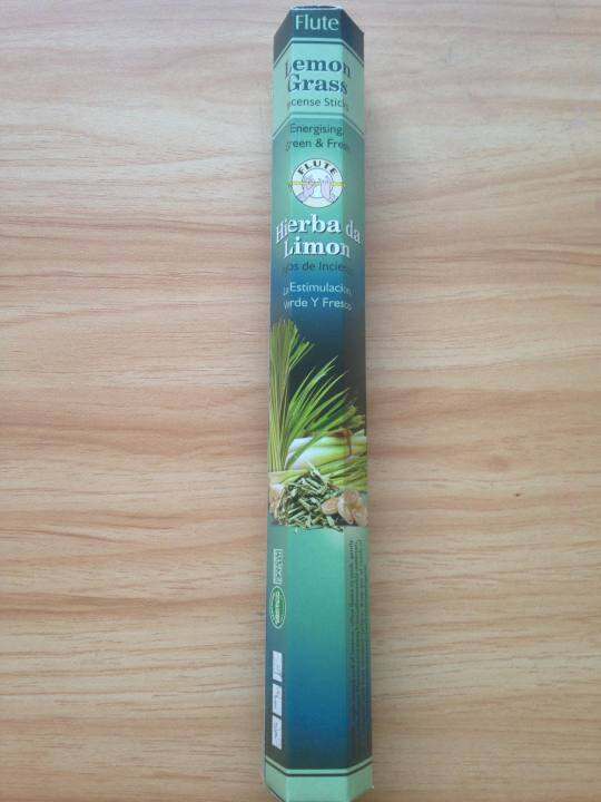 Flute Lemon Grass Incense Sticks (Burn For Mental Clarity) Lazada PH