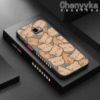 Chenyyka เคสปลอกสำหรับ Samsung กาแลคซีแบบแข็งด้านข้างเป็นแบตเตอร์มีน้ำค้างแข็งโปร่งใสได้2018 J4บวกกับ J4 2018เคสป้องกันกล้องถ่ายรูปปลอกซิลิโคนเคสนิ่มกันกระแทก