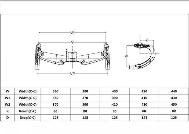 2022 FASTERWAY Aero Cable Routing System Carbon Road Bike Handlebar 31 ...