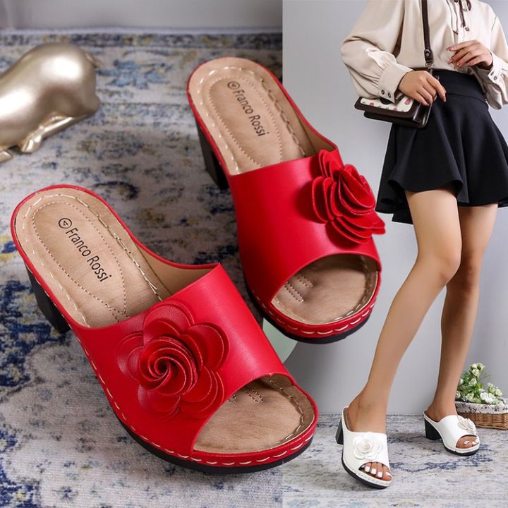 new-style-รองเท้าแตะผู้หญิงลายดอกไม้รุ่นใหม่-2023-รองเท้าแตะส้นสูงแบบโรมันแบบลำลองสำหรับผู้หญิง