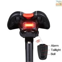 ?WinnerYou Bike Taillights Intelligent Anti-Theft Bicycle Tail Light Alarm LED Cycling Strobe Warning Electric Bell with Wireless Remote USB Cable MTB Accessories