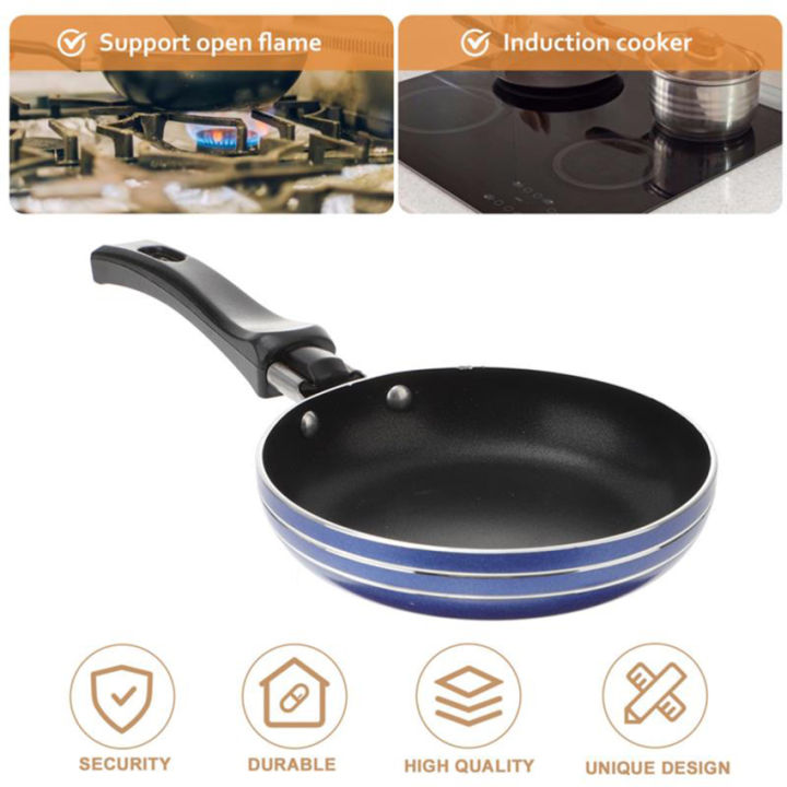 1pc Mini Egg Pancake Frying Pan NonStick Omelette Breakfast