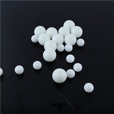 ลูกบอลพลาสติกโพลีเมทิลีนสีขาว Ø2 3 3.175 3.969 4 4.5 4.763 5 5.556 6 6.35 7 6.95 7.144 ~ 15มม. ลูกบอลแข็งแม่นยำ