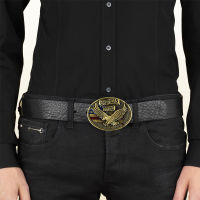 Kloware โบราณสลักทอง eage American Pride Belt BUCKLE หัวเข็มขัดคาวบอยตะวันตก