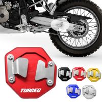 ﺴ◎▫ For Aprilia TUAREG 660 2021 2022 Motorcycle Accessories CNC Side Stand Enlarger Support Extension Plate