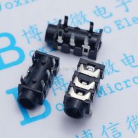 10Pcs 3.5mm 5Pin Stereo Headphone Audio Jack Earphone Socket Audio Socket PJ313 The 3 Section Of the 5 pin