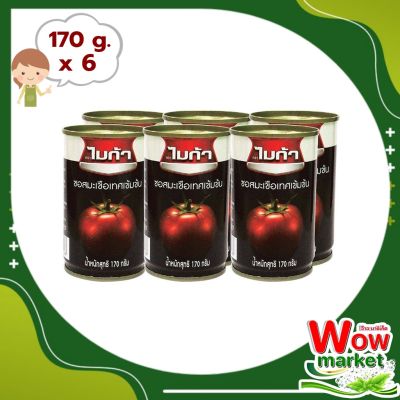 Mica Tomato Paste 170 g x 6 Can  WOW..! ไมก้า ซอสมะเขือเทศเข้มข้น 170 กรัม x 6 กระป๋อง