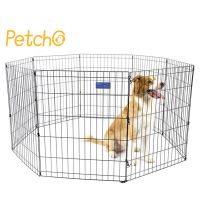 Petcho?คอกสนามสำหรับสัตว์เลี้ยง คอกกั้นสัตว์เลี้ยง คอกกั้นสุนัข ประกอบง่าย กรงสัตว์เลี้ยง DIY Pet Cage กรงหมาขนาดกลาง รั้วกั้นสุนัข