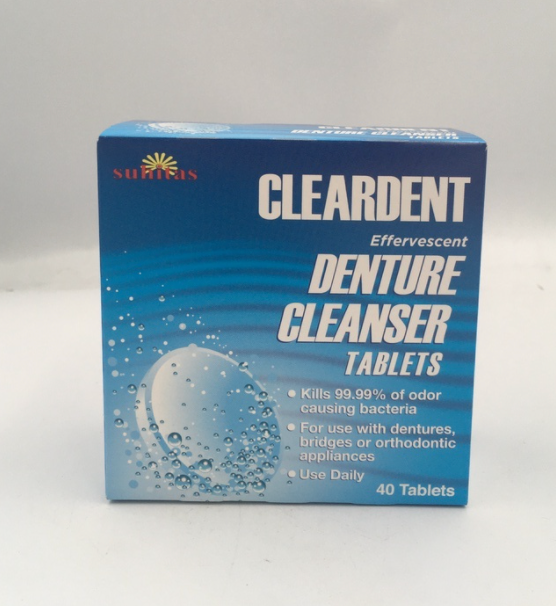 Cleardent Effervescent Denture Cleanser Tablets 40 tablets Lazada PH
