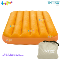 Intex ส่งฟรี ที่นอนเป่าลมโคซี่แอนด์ฟัน 0.88x1.57x0.18 ม. สีส้ม รุ่น 66803