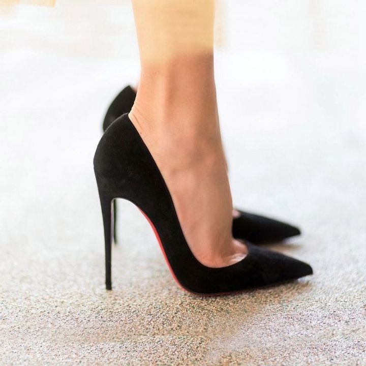 one-mall-plus-รองเท้าส้นสูง-stiletto-ส้นสูง-สีดำ-รองเท้าผู้หญิง-ส้นสูง