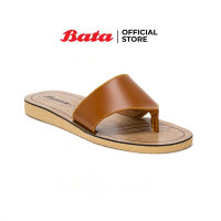 *Best Seller* Bata บาจา Summer รองเท้าแตะรองเท้าลำลอง รองเท้าแบบหนีบ รองเท้า PU สีน้ำตาล 8748550