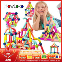 25-64Pcs Big Size Magnetic Stick Building Blocks game magnets children Set Kids Magnets for children Magnetic Toy Bricks