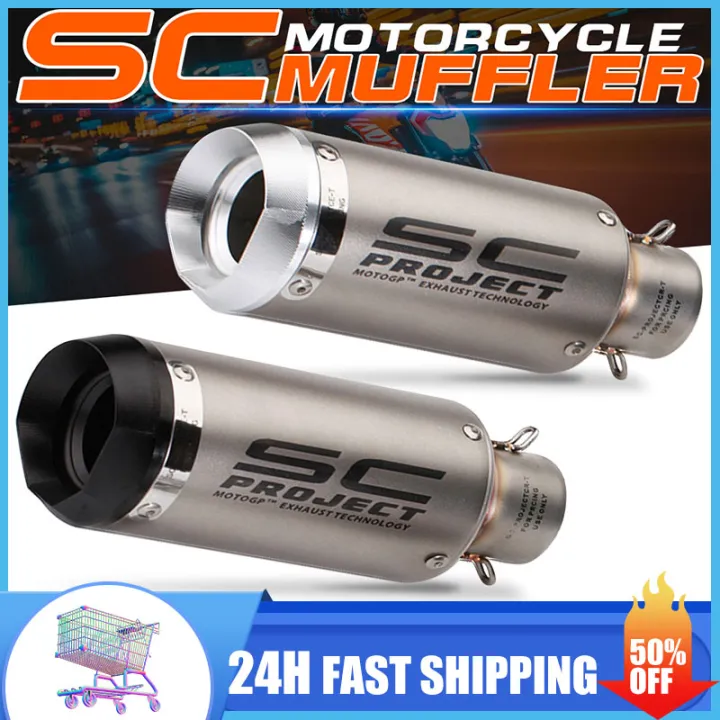 [IN STOCK] New Upgrade Universal Motorcycle Exhaust Pipe SC Project ...