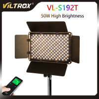 Viltrox VL-S192T 50W ไฟ LED แผงโคมไฟสตูดิโอไฟวิดีโอสองสีรีโมทคอนโทรลไร้สายสำหรับกล้องถ่ายภาพ