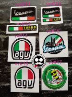 สติกเกอร์ "Sticker" PVC ติดรถเวสป้า Vespa กันน้ำ กันแดด อย่างดี สีสวยสด เนื้อเหนียว