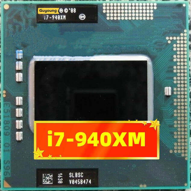 Core Extreme Edition I7 940XM 2.13GHz CPU I7-940XM SLBSC processor 8M ...