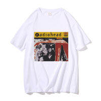 Radiohead English Rock Band 1985 Vintage Essential Men Women Hop Mzik Albm Printed Tshirt Men Cotton T Shirt 100% Cotton