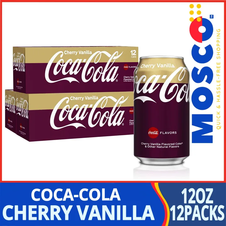 Coca Cola Cherry Vanilla 12 Fl Oz Cans Pack Of 12 12 Fl Oz Lazada Ph 3300