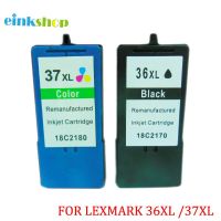 Einkshop 37xl 36xl สำหรับ Lexmark 36 37ตลับหมึกสำหรับ Lexmark X3650 X4650 X5650 X5650es X6650 X6675เครื่องพิมพ์ Z2420