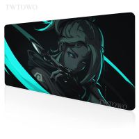 Jett Valorant Mouse Pad Gaming XL Custom HD Home Large Mousepad XXL Desk Mats Anti Slip Soft Natural Rubber PC Desktop Mouse Pad