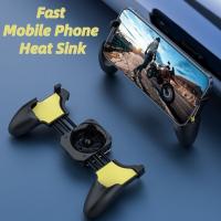 ▪✿ Mobile Phone Cooler Handle Phone Radiator Gamepad Controller Cooling Fan Holder Stand untuk Handle Mobile Phone untuk PUBG Game