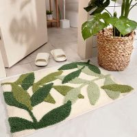 Bath Rug Non Mat, Durable Water Absorbent Bathroom Rug with Non- Bath Mat for Shower Tub Bathroom Floor