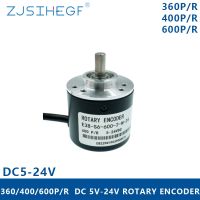 Incremental Rotary Encoder 5-24V DC 360/400/600 P / R Photoelectric AB Two Phases 6mm Shaft