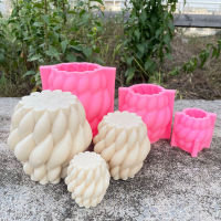 Rotating 3D Raindrops Candle Silicone Mold Geometric Crafts Art Abstract Candle Making Tool DIY Soap Resin Mold Gifts Home Decor