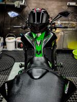 TOPnewFor สติ๊กเกอร์ข้างรถมอเตอร์ไซค์,สติ๊กเกอร์ป้องกันที่ยึดเข่าสำหรับ KAWASAKI Z1000 R 2014-2021แผ่นกันกระแทกสติกเกอร์กันลื่น2022 Z1000R