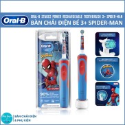 Bàn Chải Điện Trẻ em Từ 3+ Tuổi Oral-B Stages Power Spiderman