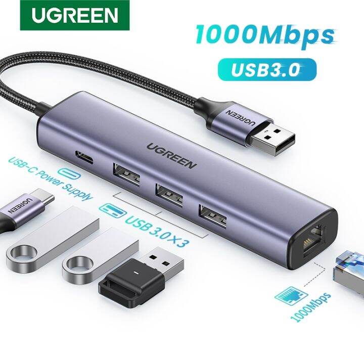 UGREEN USB Adapter 1000Mbps USB3.0 HUB USB HUB For