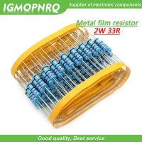 20pcs 33 ohm 2W 33R Metal film resistor 2W resistance IGMOPNRQ