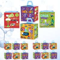 12 Pcs Science Favor Boxes Mad Sciencist Goodie Treat School Lab Week Boxes