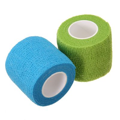 ；。‘【； 12Pcs 5Cm*4.5M Self Adhesive Elastic Bandage Rolls Breathable Sport Wrap Tape Waterproof Finger Ankle Shoulder Support Safety