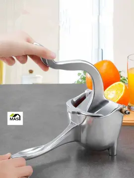 Heavy Duty Single Press Manual Juice Squeezer Aluminum Alloy Hand Pressure  Juicer Pomegranate Orange Lemon Sugar Cane Juice Kitchen Fruit Tool Presser