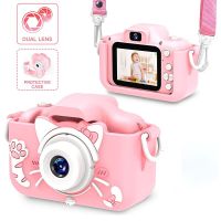 ZZOOI Children Mini Camera 1080P HD Screen 2.0 Inch 20MP Kids Cartoon Cute Video Photo Camera Outdoor Photography Toys Camera For Kids Sports &amp; Action Camera