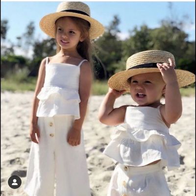 【CC】 Kid Hats Littel Boy Beach Parent-child Caps Wholesale