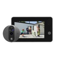 Smart 1080P Video Doorbell Peephole Camera Viewer Home Security Two-Way Audio HD Night Vision Tuya WiFi Doorbell Camera