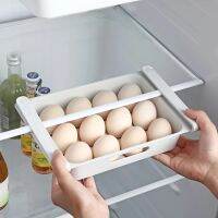 【cw】New Functional Household Fresh-keeping Rectangular Drawer Type Egg Carton Refrigerator Storage Egg Tray Fast Shipping ！