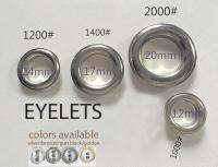 Rustproof brass eyelets with washer set DIY accessories 4 color 12 14 17 20mm inner eyelet mix for garment or bags 100set lot