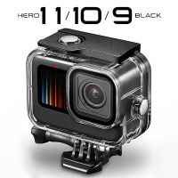 Gopro Hero 11 10 9เคสกันน้ำสีดำดำใต้น้ำดำน้ำ60ม. สำหรับ Go Pro 9 10 11 Gopro Essorie