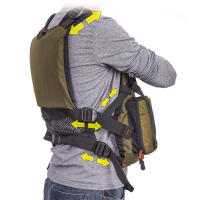 Professional fly fishing kayak life jacket multifunctional outdoor sports vest portable adjustable breathable fishing jacket